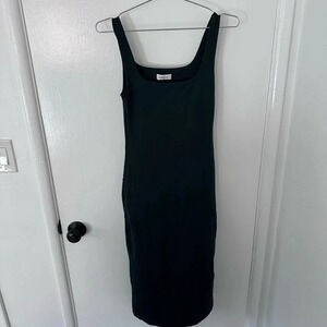 Aritzia Babaton Dark Green Bodycon Midi Dress size S